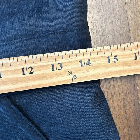 Milly Sleeveless Little Black Dress Bondage Pockets V-Neck Size 6 0039 - Picture 11 of 12